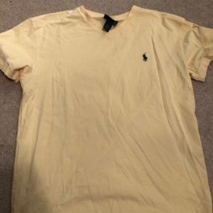 Polo v-neck short sleeve t shirt